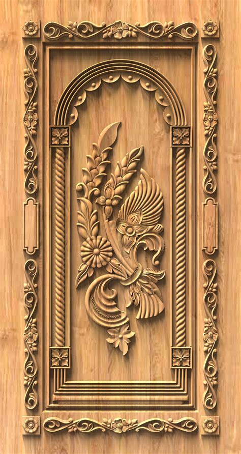 wood carving door design